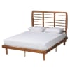 Petra Platform Full Bed in Ash Walnut Finish by Baxton Studio - BAX-Petra-Ash Walnut-Full - Image 3 of 0