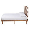 Petra Platform Full Bed in Ash Walnut Finish by Baxton Studio - BAX-Petra-Ash Walnut-Full - Image 4 of 0