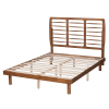 Petra Platform Full Bed in Ash Walnut Finish by Baxton Studio - BAX-Petra-Ash Walnut-Full - Image 5 of 0