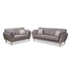 Miranda Mid-Century Modern Light Grey 2-Piece Living Room Set by Baxton Studio - BAX-R2006-Grey-2PC-Set - Image 3 of 0