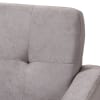 Carina Mid-Century Modern Light Grey 3-Piece Living Room Set by Baxton Studio - BAX-R2017-Grey-3PC-Set - Image 4 of 0