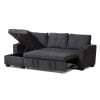 Lianna Modern and Contemporary Dark Grey Sectional by Baxton Studio - BAX-R8068-Dark Grey-Rev-SF - Image 5 of 0