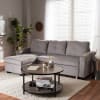 Lianna Modern and Contemporary Light Grey Sectional by Baxton Studio - BAX-R8068-Light Grey-Rev-SF - Image 1 of 0