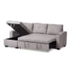 Lianna Modern and Contemporary Light Grey Sectional by Baxton Studio - BAX-R8068-Light Grey-Rev-SF - Image 5 of 0