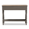 Noemie Country Cottage 2-Drawer Console Table in Brown Finish by Baxton Studio - BAX-ROB10-Brown-ST - Image 5 of 0