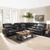 Amaris Modern and Contemporary Black Bonded Leather 5-Piece Power Reclining Sectional by Baxton Studio - BAX-RX033A-Black-SF - Image 1 of 0