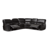 Amaris Modern and Contemporary Black Bonded Leather 5-Piece Power Reclining Sectional by Baxton Studio - BAX-RX033A-Black-SF - Image 3 of 0