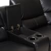 Amaris Modern and Contemporary Black Bonded Leather 5-Piece Power Reclining Sectional by Baxton Studio - BAX-RX033A-Black-SF - Image 5 of 0