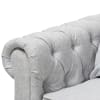 Alaise Modern Classic Grey Linen 3-Piece Living Room Set by Baxton Studio - BAX-RX1616-Gray-3PC-Set - Image 4 of 0