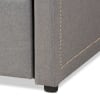 Raymond Daybed with Trundle in Grey Fabric Finish by Baxton Studio - BAX-Raymond-Grey-Daybed - Image 4 of 0