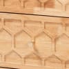 Hosea Japandi Queen Bed in Natural Finish by Baxton Studio - BAX-SW8588-Natural-Queen - Image 5 of 0