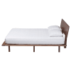 Alyssa Platform Queen Bed in Walnut Brown Finish by Baxton Studio - BAX-SW8598-Walnut-Queen - Image 3 of 0