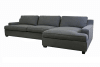 Kaspar Slate Gray Fabric Modern Sectional Sofa by Baxton Studio - BAX-TD0905 - Image 3 of 0