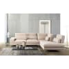 Sonia Modern Beige Fabric Sectional Sofa with Right Facing Chaise by Baxton Studio - BAX-TD4909-RFC - Image 1 of 0