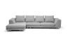 Twill Sectional Sofa by Baxton Studio - BAX-TD6301 - Image 3 of 0