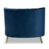 Kailyn Upholstered Chaise in Navy Blue and Gold Finish by Baxton Studio - BAX-TSF-6720-Navy Blue Velvet/Gold-Chaise - Image 5 of 0