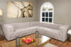 Verdicchio Beige Linen Sectional Sofa by Baxton Studio - BAX-TSF-8109-Beige - Image 1 of 0