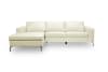 Lazenby Cream Leather Modern Sectional Sofa by Baxton Studio - BAX-U1154S-Cream - Image 2 of 0