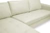 Lazenby Cream Leather Modern Sectional Sofa by Baxton Studio - BAX-U1154S-Cream - Image 3 of 0