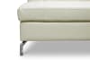 Lazenby Cream Leather Modern Sectional Sofa by Baxton Studio - BAX-U1154S-Cream - Image 4 of 0