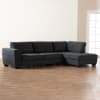 Petra Modern and Contemporary Charcoal Right Facing Sectional by Baxton Studio - BAX-U9380K-Dark Grey-RFC-SF - Image 2 of 0