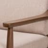 Venza Mid-Century Modern Light Brown 3-Piece Living Room Set by Baxton Studio - BAX-Venza-Brown/Walnut Brown-3PC-Set - Image 4 of 0