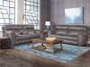 Atlas 2 Piece Reclining Set in Charcoal Fabric by Catnapper - 100-SET - Image 1 of 0