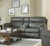 Atlas Reclining Console Loveseat in Charcoal Fabric by Catnapper - 1009 - Image 2 of 0