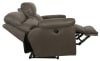 Atlas Reclining Console Loveseat in Charcoal Fabric by Catnapper - 1009 - Image 5 of 0