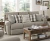 Westport 2 Piece Lay Flat Reclining Sofa Set in Metal Color Fabric by Catnapper - 1211-M-SET - Image 4 of 0