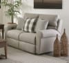 Westport Lay Flat Reclining Loveseat in Metal Color Fabric by Catnapper - 1212-M - Image 1 of 0