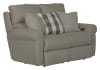 Westport Lay Flat Reclining Loveseat in Metal Color Fabric by Catnapper - 1212-M - Image 5 of 0