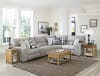 Rockport 5 Piece Manual Reclining Sectional in Grey Chenille Fabric by Catnapper - 150-05 - Image 1 of 0