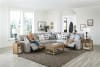 Rockport 6 Piece Manual Reclining Sectional in Grey Chenille Fabric by Catnapper - 150-6 - Image 1 of 0