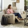 Calvin Reclining Loveseat in Putty Fabric by Catnapper - 1632-P - Image 1 of 0
