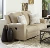 Calvin Reclining Loveseat in Putty Fabric by Catnapper - 1632-P - Image 2 of 0
