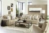 Calvin Reclining Loveseat in Putty Fabric by Catnapper - 1632-P - Image 4 of 0