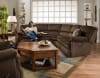 Falcon Chocolate Fabric Rocker Recliner by Catnapper - 1740-2 - Image 3 of 0
