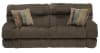 Siesta 3 Piece Lay Flat Reclining Sectional in "Chocolate" Color Fabric by Catnapper - 1761-SEC - Image 2 of 0