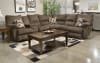 Elliott Lay Flat Reclining Sectional in Chocolate Chenille Fabric by Catnapper - 225-CH - Image 5 of 0