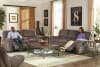 Reyes 2 Piece Lay Flat Reclining Set in Graphite Fabric by Catnapper - 240-G - Image 2 of 0