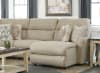 McPherson 3 Piece Reclining Sectional in Buff Chenille by Catnapper - 261-3 - Image 1 of 0