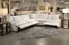 Stratus 5 Piece Power Reclining Sectional in Cement Fabric by Catnapper - 310 - Image 4 of 0