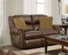 Pickett Rocking Reclining Loveseat in Walnut Fabric by Catnapper - 3132-2 - Image 1 of 0