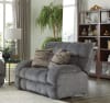 Ashland Lay Flat Reclining Console Loveseat in Granite Fabric by Catnapper - 3599-G - Image 4 of 0
