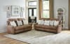 Justine 2 Piece Lay Flat Reclining Set in Burlap Fabric by Catnapper - 388-SET - Image 5 of 0