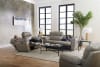 Costa Lay Flat Reclining Loveseat in Putty Color Leather by Catnapper - 4072-P - Image 4 of 0