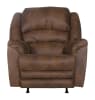 Hayden Oversized Chaise Rocker Recliner with Heat and Sensate Massage and X-tra Comfort Footrest in Auburn Fabric by Catnapper - 4107-2-A - Image 4 of 0