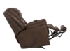 Hayden Oversized Chaise Rocker Recliner with Heat and Sensate Massage and X-tra Comfort Footrest in Walnut Fabric by Catnapper - 4107-2-W - Image 3 of 0