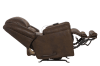 Hayden Oversized Chaise Rocker Recliner with Heat and Sensate Massage and X-tra Comfort Footrest in Walnut Fabric by Catnapper - 4107-2-W - Image 4 of 0